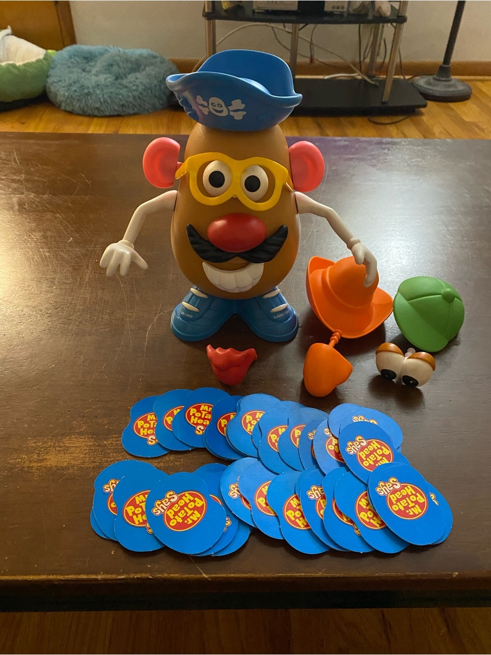 Interactive Dress-Up Mr Potato Head- Blue Hat, Yellow Glasses